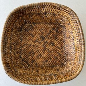 Vintage Handwoven Large Basket